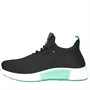 Crosshatch Womens Rideout Trainers Black/Pastel Green