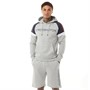 Crosshatch Mens Reginald Hoodie And Shorts Co-Ord Grey Marl