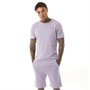 Crosshatch Mens Graydon Shorts And T-Shirt Co-Ord Purple