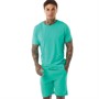 Crosshatch Mens Graydon Shorts And T-Shirt Co-Ord Aqua