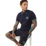 Crosshatch Mens Balamere Polo And Shorts Co-Ord Navy