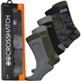 Crosshatch Mens Dalemoss Five Pack Socks Assorted