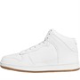 Crosshatch Junior Boys Alwick Hi-Top Trainers White/Gum