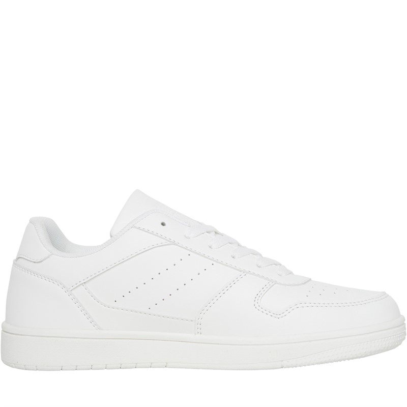 Crosshatch Junior Boys Witham Trainers White Mono
