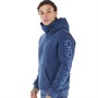 Crosshatch Mens Snood Neck Hoodie Insignia Blue