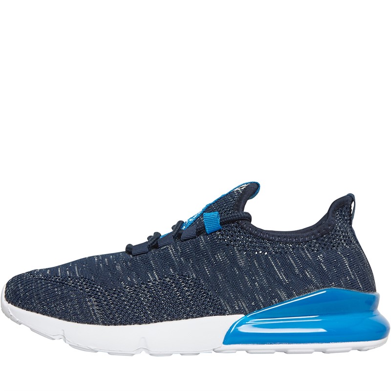 Crosshatch Junior Boys Smitlay Trainers Navy/Blue