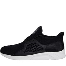 Crosshatch Mens Stonerock Trainers Black Mono