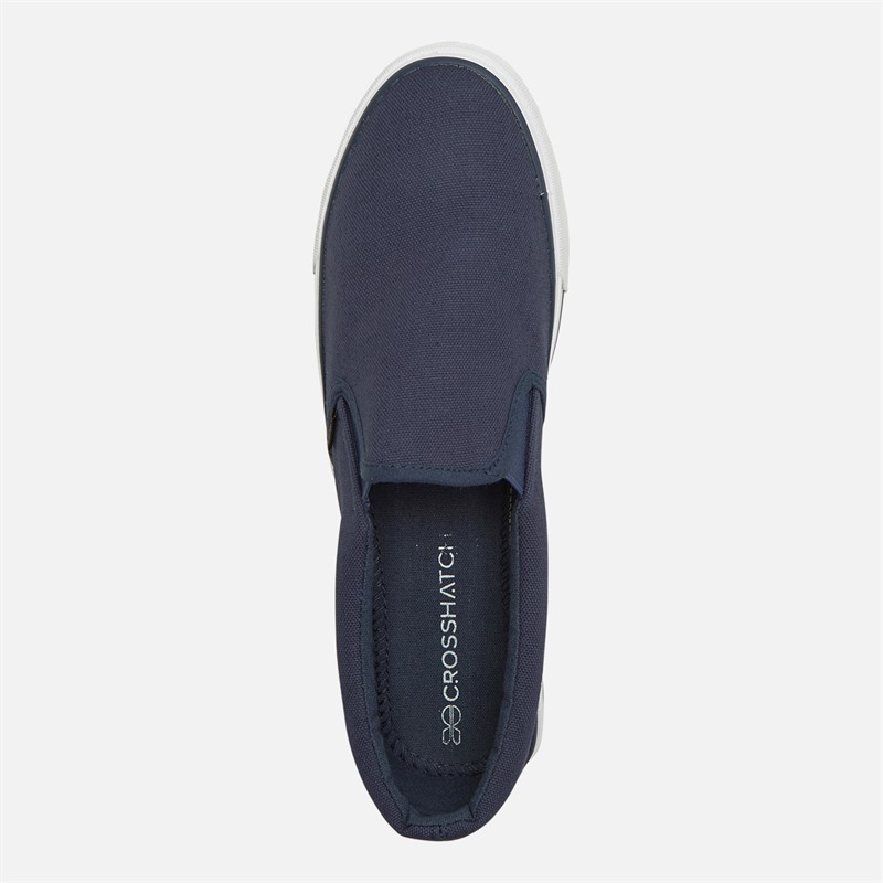 Crosshatch Mens Ramp Trainers Navy