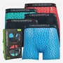 Crosshatch Herre Labarb Boxer shorts Flerfarvet