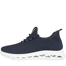 Crosshatch Trebed Trainers Navy/White