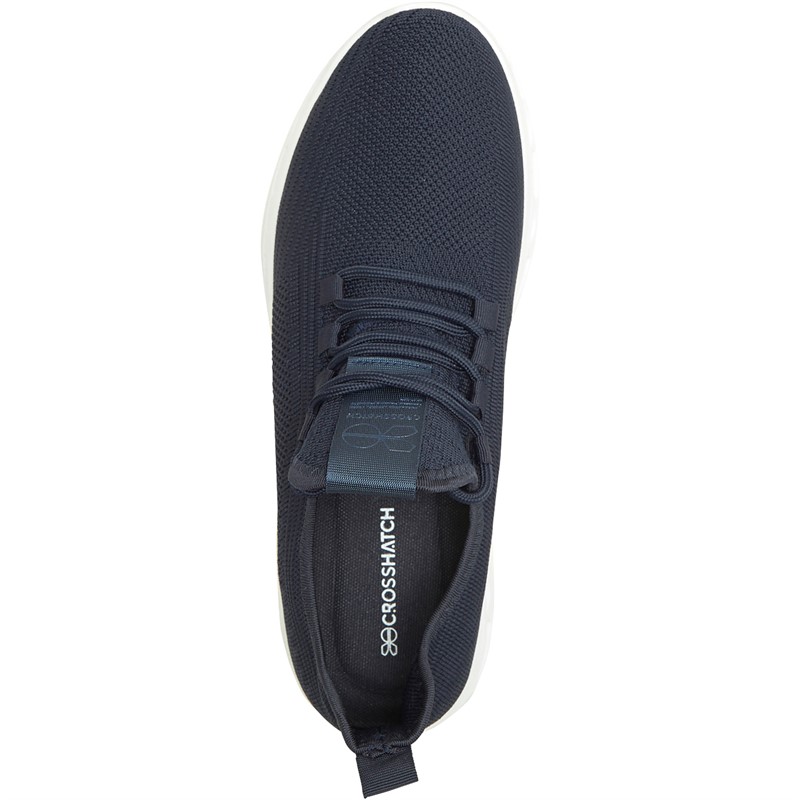 Crosshatch Trebed Trainers Navy/White