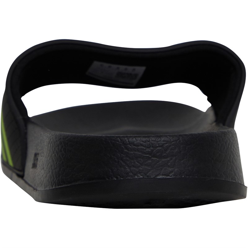 Crosshatch Mens Hamlax Sliders Anthracite/Green