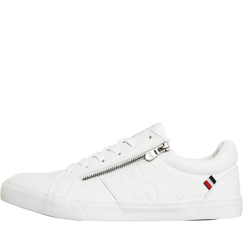 Crosshatch Mens Klinar Trainers White