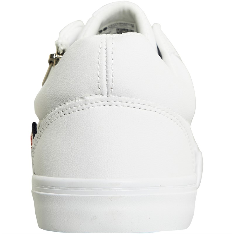 Crosshatch Mens Klinar Trainers White