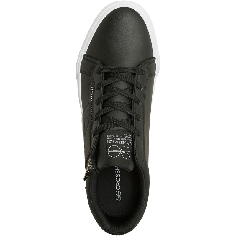 Crosshatch Mens Klinar Trainers Black