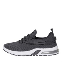 Crosshatch Junior Boys Ballagyr Trainers Grey/White