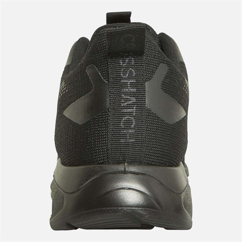 Crosshatch Junior Boys Chiltern Trainers Black Mono