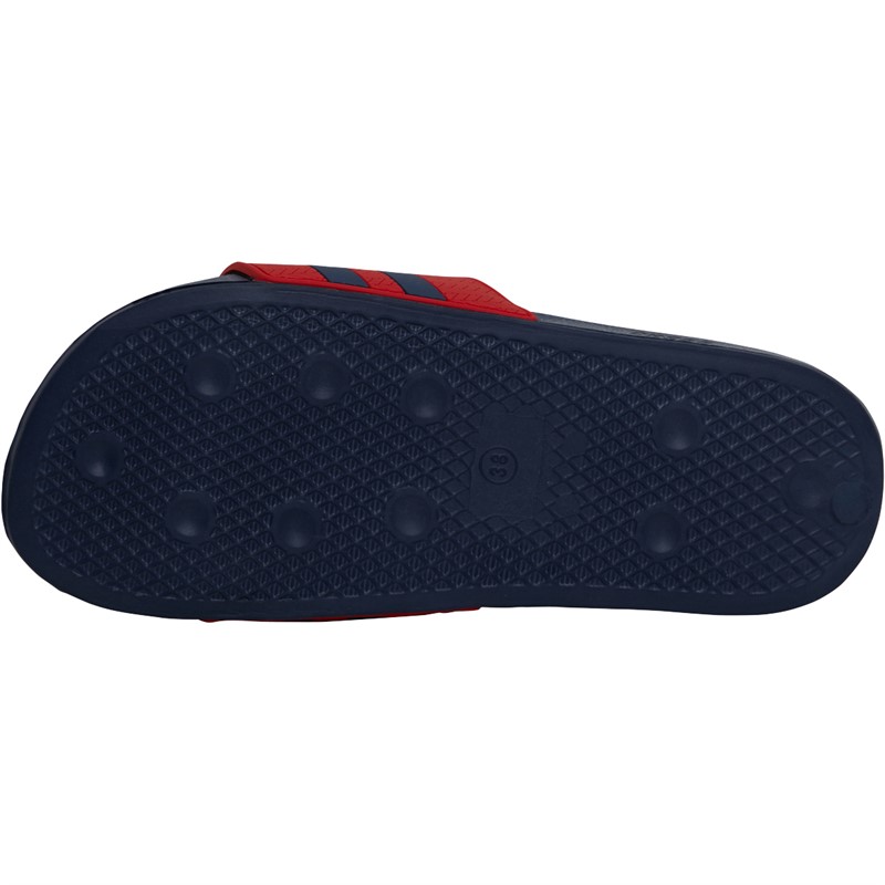 Crosshatch Junior Boys Hamlax Sliders Navy/Red