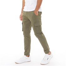 Crosshatch Mens Frenton Cargo Pants Khaki