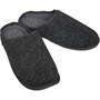 Crosshatch Heren Miyabi Fur Pantoffels Grijs