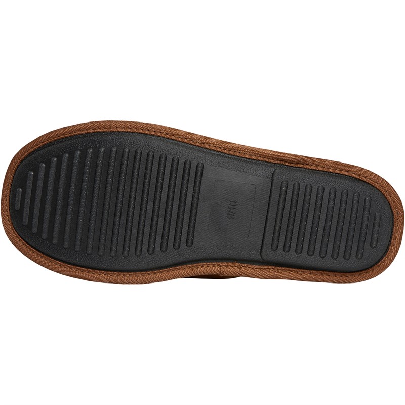 Crosshatch Pantoufles Tinuviel Fur Mule Homme Marron