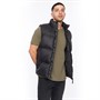 Crosshatch Heren Demerley Gewatteerd Gilet Zwart