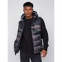 Crosshatch Herren Stanfield Kapuzenweste Dunkel Tarnfarben