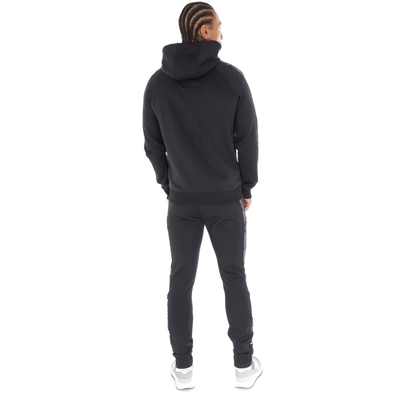 Crosshatch Mens Brickmoore Tracksuit Black