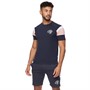 Crosshatch Ensemble T-shirt et short Homme marine/rose