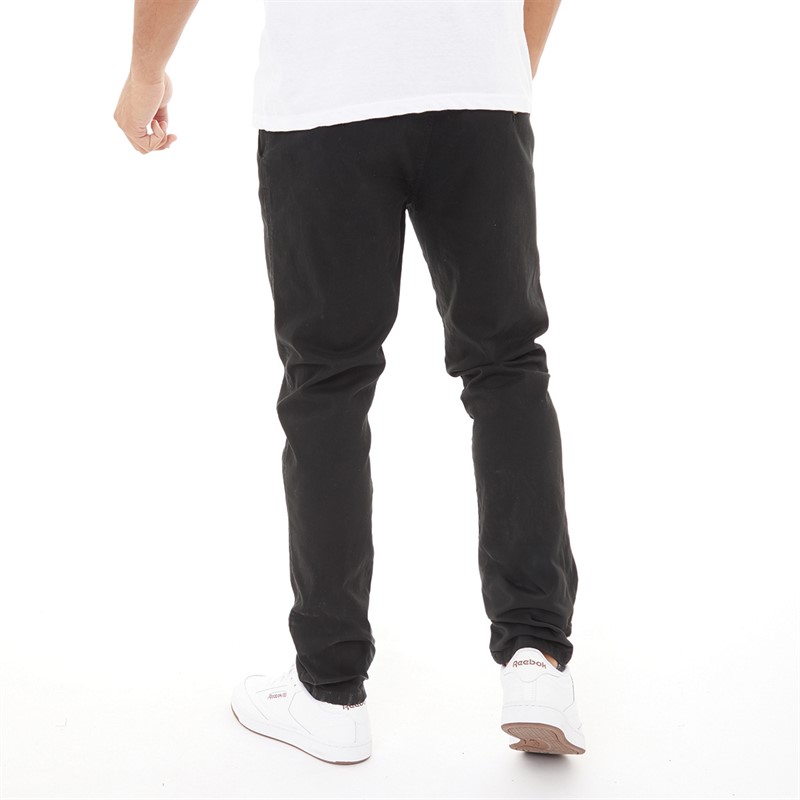 Crosshatch Chinos Royden Homme Noir