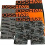 Crosshatch Mens Endocamo Five Pack Boxers Orange