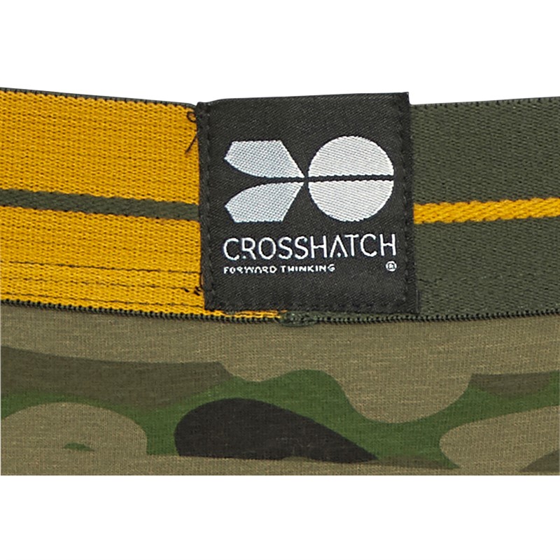 Crosshatch Mens Endocamo Five Pack Boxers Camo Pack