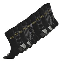 Crosshatch Mens Regaline Ten Pack Socks Black Mix