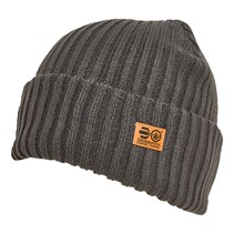 Crosshatch Mens Beanie Charcoal