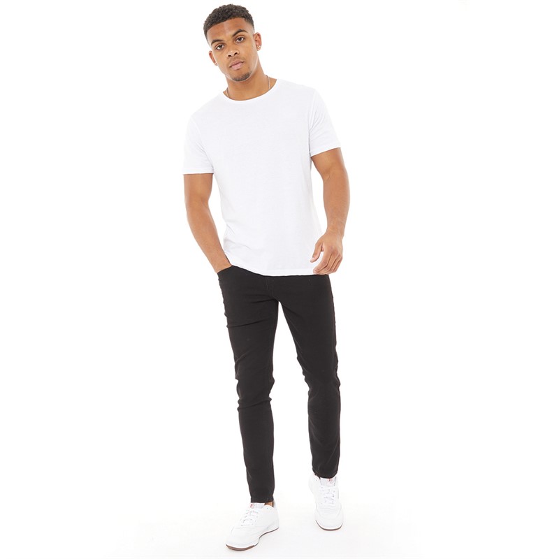 Crosshatch Jean Slim Homme Noir