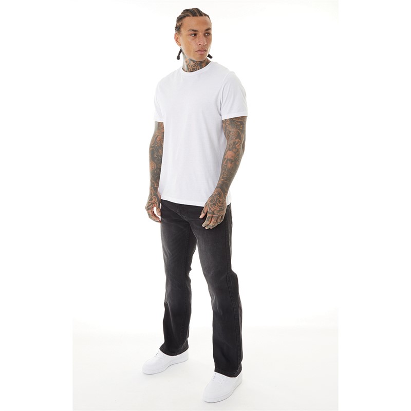 Jean bootcut noir homme hotsell