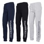 Crosshatch Mens Halsted Three Pack Joggers Black/Navy/Grey Marl