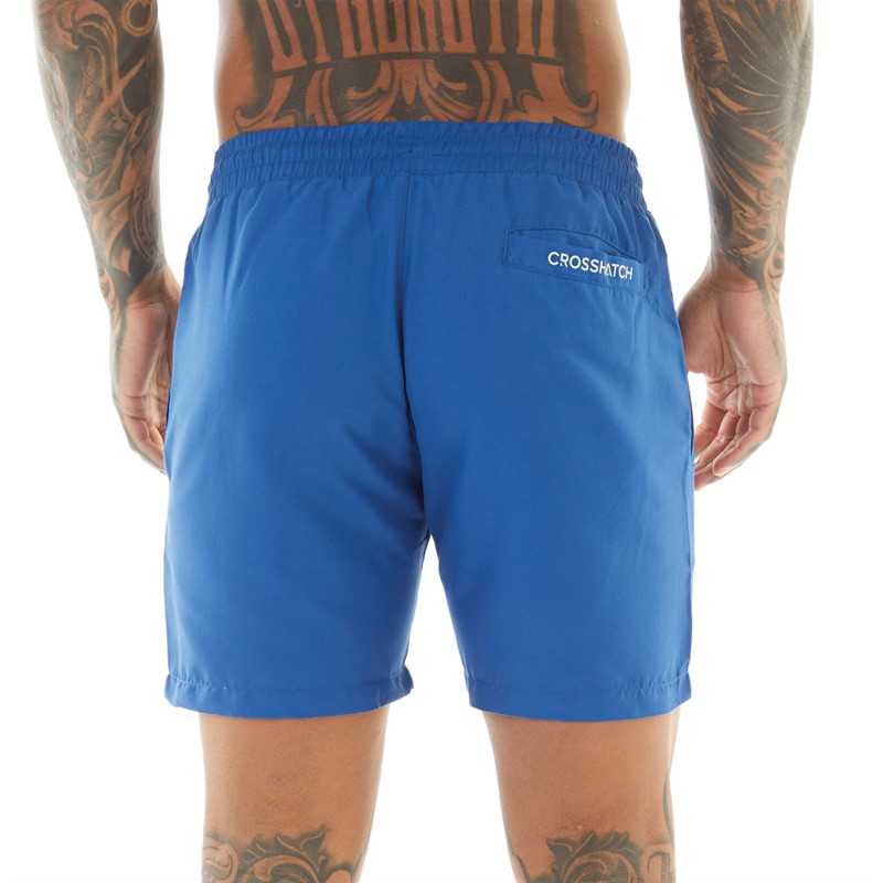 Crosshatch Mens Allred Swim Shorts Blue