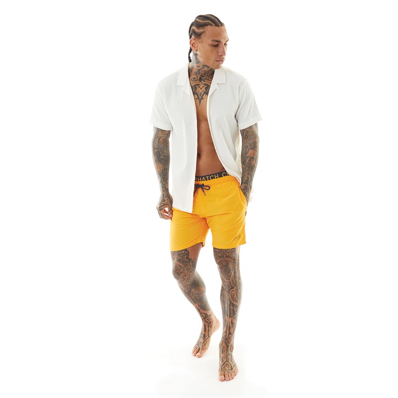 crosshatch swim shorts