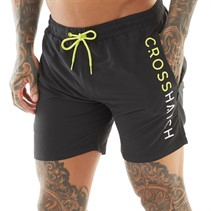 Crosshatch Mens Swimlar Swim Shorts Black