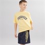 Crosshatch Boys Mayport T-Shirt And Shorts Set Navy/Light Yellow
