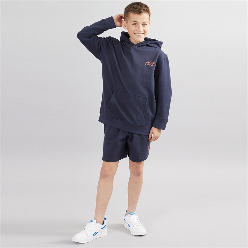Crosshatch Boys Mackylee Hoodie Navy