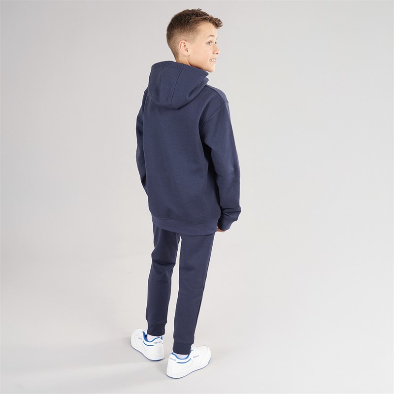 Crosshatch Boys Mayport Hoodie And Joggers Tracksuit Navy