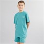 Crosshatch Boys Mackylee T-Shirt And Shorts Set Teal