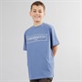 Crosshatch Boys Granton T-Shirt Denim Blue