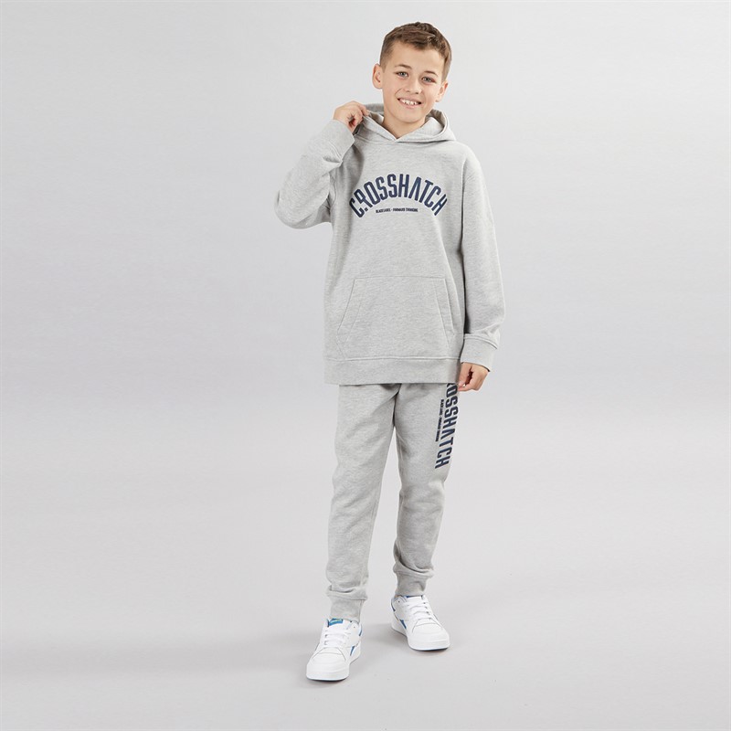Crosshatch Boys Mayport Joggers Grey Marl