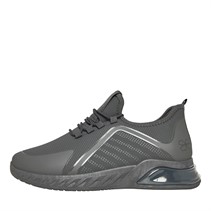 Crosshatch Mens Clarington Trainers Grey/Charcoal