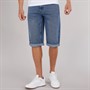 Crosshatch Herre Tillforth Baggy Denim Shorts Stonewash