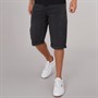 Crosshatch Herre Tillforth Baggy Denim Shorts Sort Vask