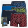 Crosshatch Herre Lattix fem pak underbukser assorteret
